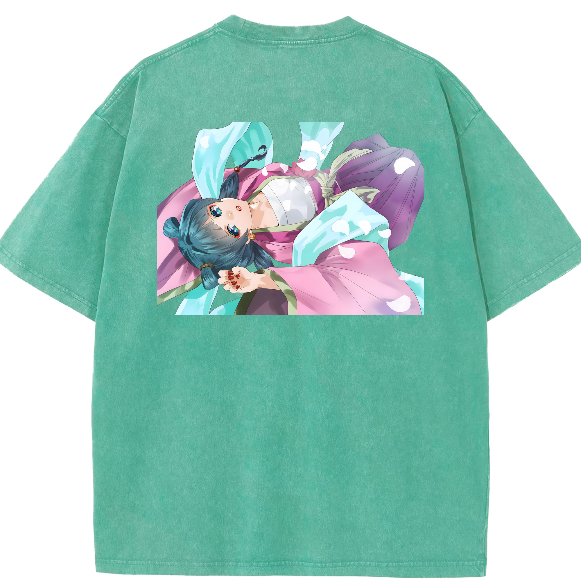 （画像用） 薬屋のひとりごと The Apothecary Diaries 綿100% ヴィンテージ風 半袖Tシャツ（背面プリント）